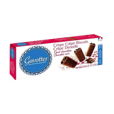 Gavottes Crepe Dentelle, Dark Chocolate (France)