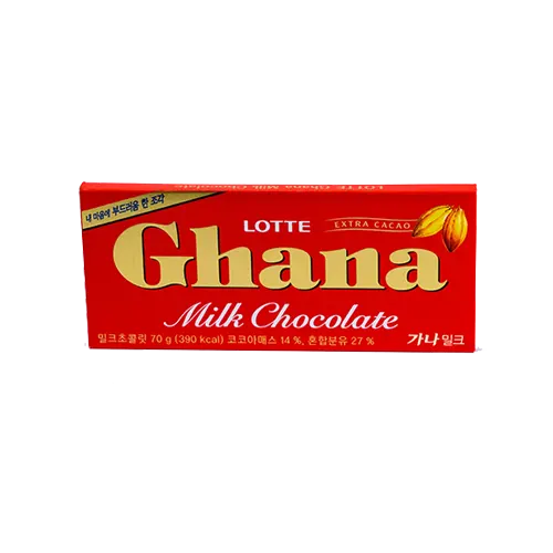 Lotte Ghana, Milk Chocolate (Korea)