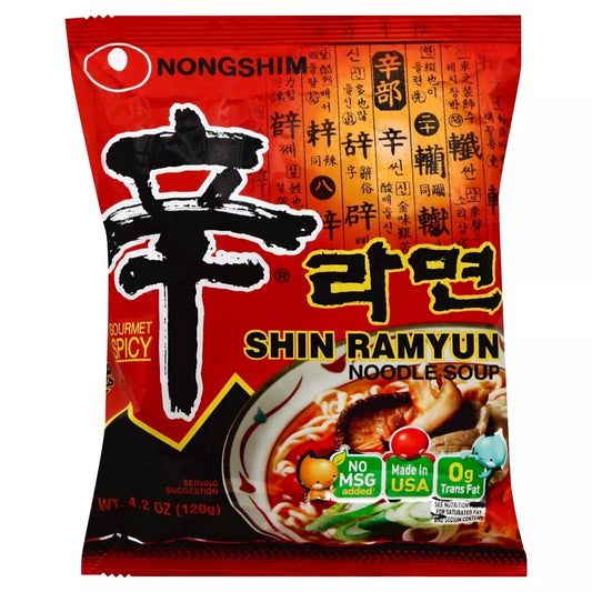 Nongshim Instant Shin Ramyun, 4.2oz (Korea)