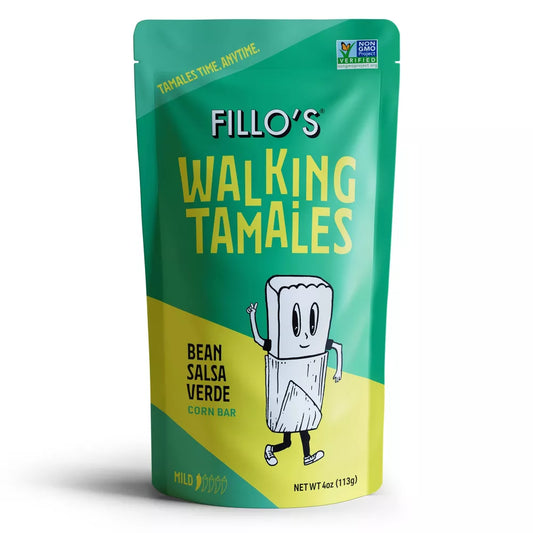 FILLO'S Walking Tamales, Bean Salsa Verde, 113g (Mexico)