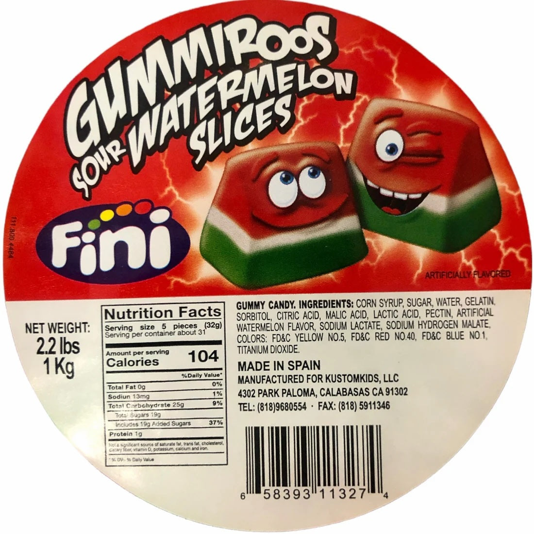 Fini GummiRoos, Watermelon (Spain)