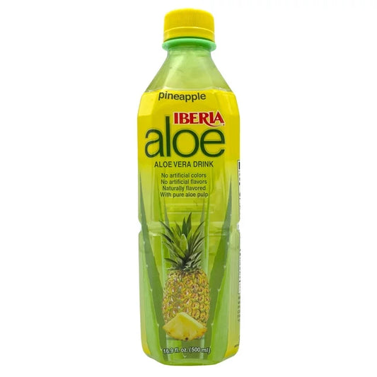 Iberia Pineapple Aloe Vera Drink, 16.9 oz (Taiwan)