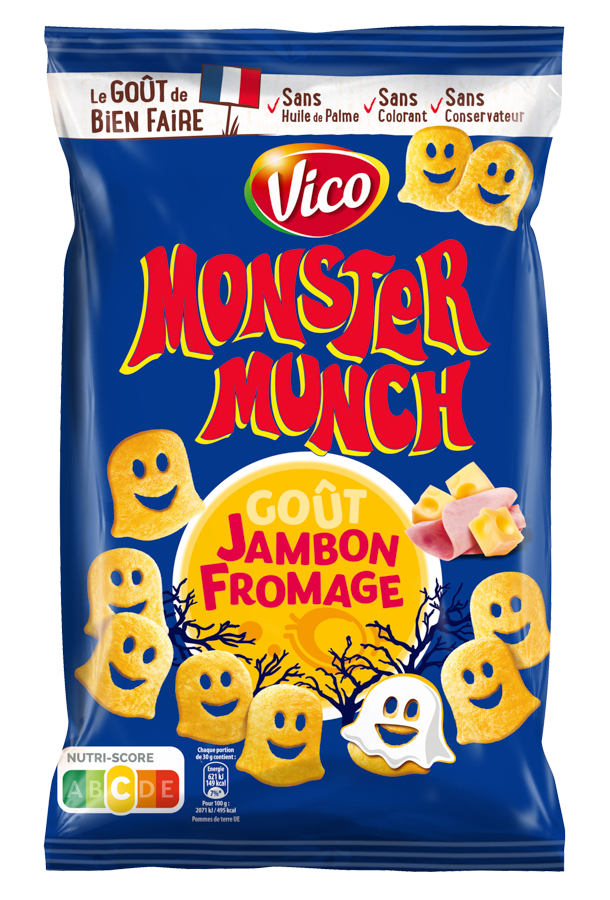 Vico Monster Munch, Ham Cheese From France | Try The World