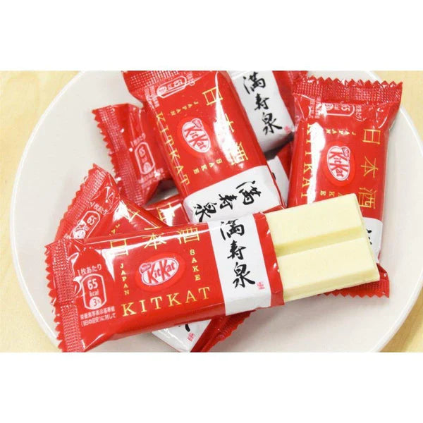 Nestle KitKat,  Sake flavored chocolate (Japan)