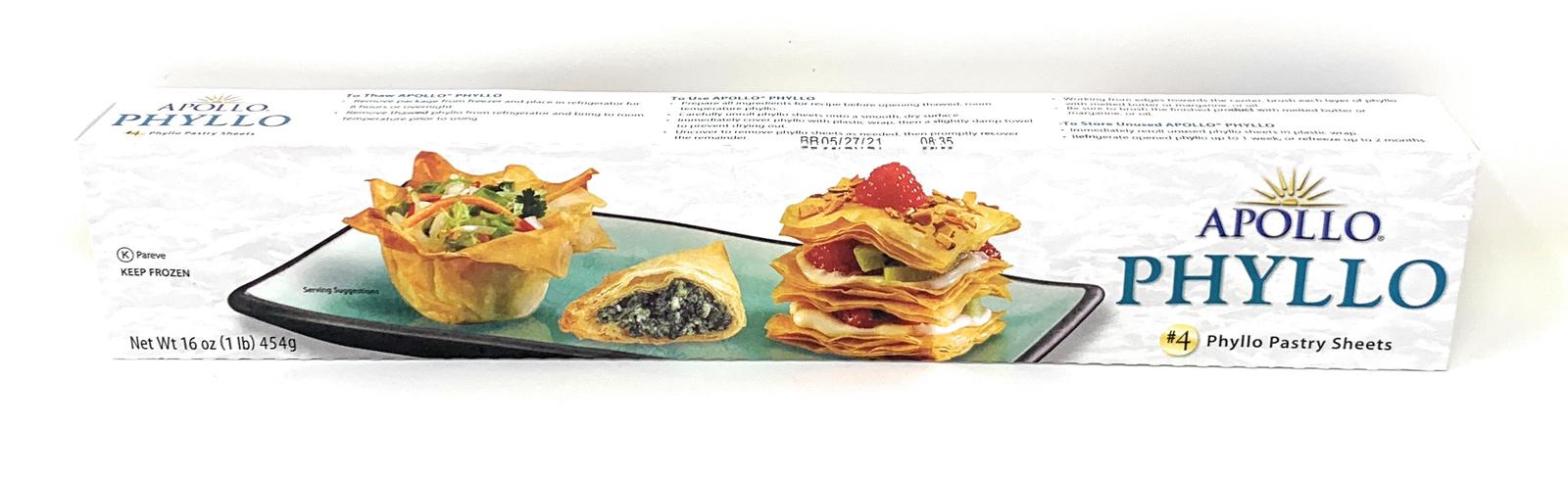 Apollo Fillo Dough #4 - 1lb Boxes x 24 Pack (Greece) – Try The World