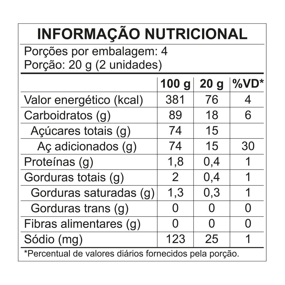 Fini Tubes Azendinhos, Tutti-Frutti (Brazil)