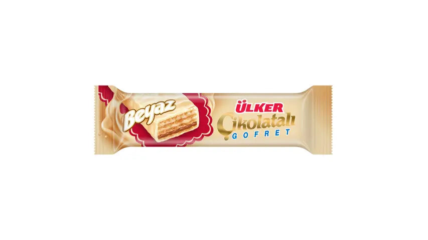 Ulker Wafer, White Chocolate wafer (Turkey)