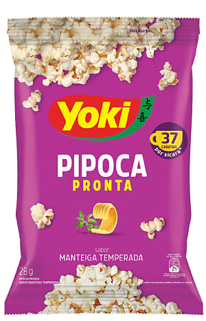 Yoki Pipoca Pronta, Manteiga Temperada (Brazil)