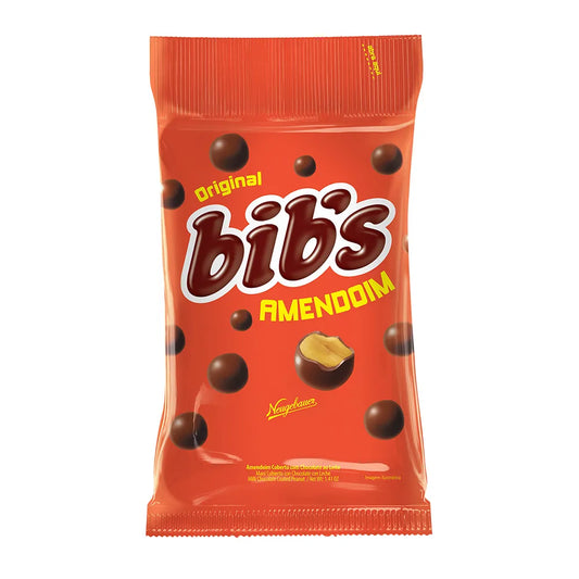 BIBS chocolate balls, peanut chocolate (Brazil)