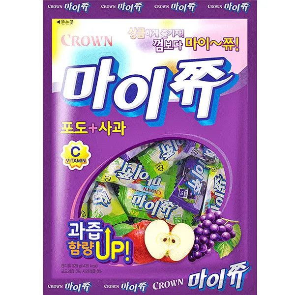 Crown MyChew Taffy, Apple & Grape (Korea)