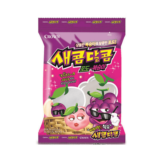 Crown Chewy Candy, grape peach (Korea)