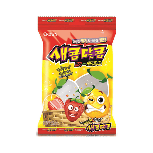 Crown Chewy Candy, strawberry lemonade (Korea)