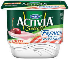 Danone Activia , Yogurt snack, Cherry Flavored (France)