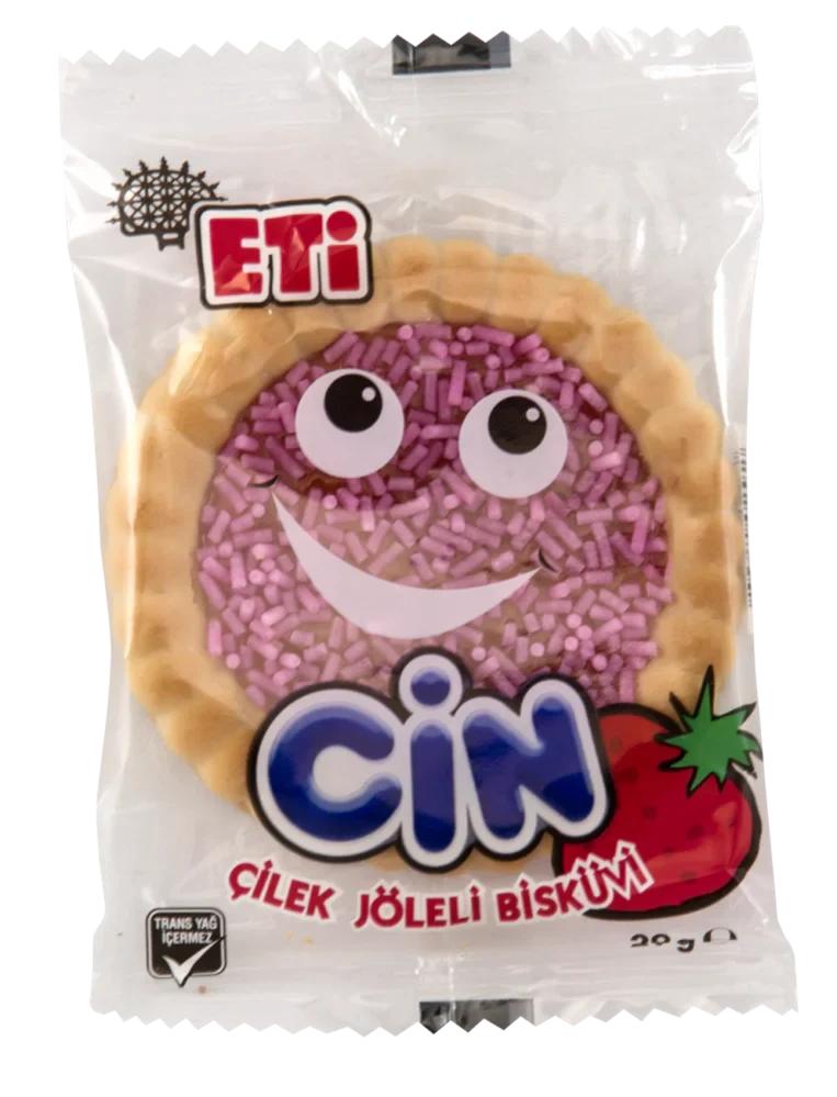 Eti Cin Buscuit, Strawberry Jelly biscuits (Turkey)