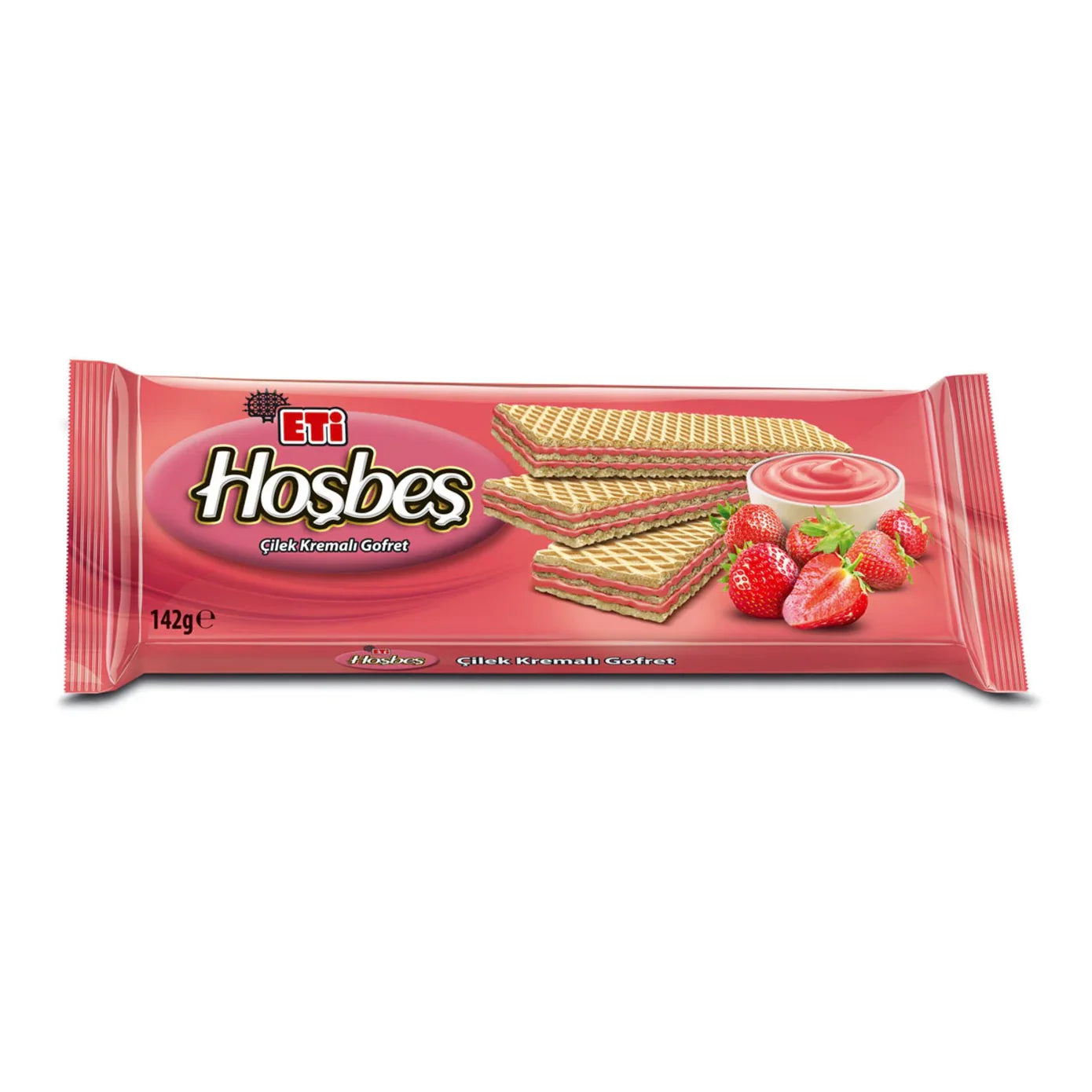 Eti  Hosbes, Strawberry cream wafer (Turkey)