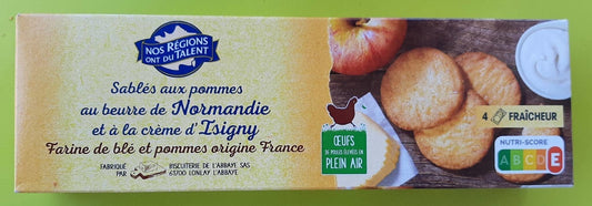 Nos regions ont du talent Cookie, Apple butter flavored (France)