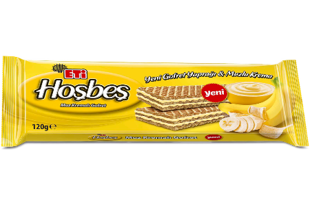 Eti Hosbes, Banana Cream wafer (Turkey)