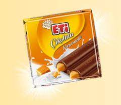 Eti Chocolate Bar, Caramel flavored chocolate (Turkey)