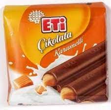 Eti Chocolate Bar, Caramel flavored chocolate (Turkey)