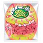 Lutti Fili-tubs, sour strawberry candy (France)