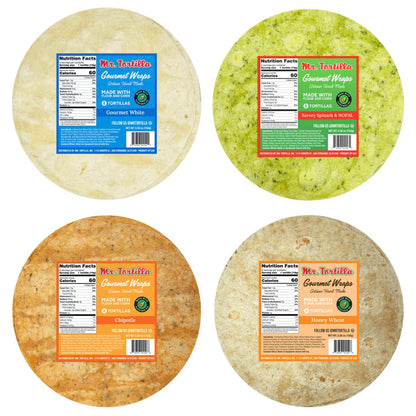 Mr. Tortilla Gourmet Wrap - Artisan Flour Tortillas