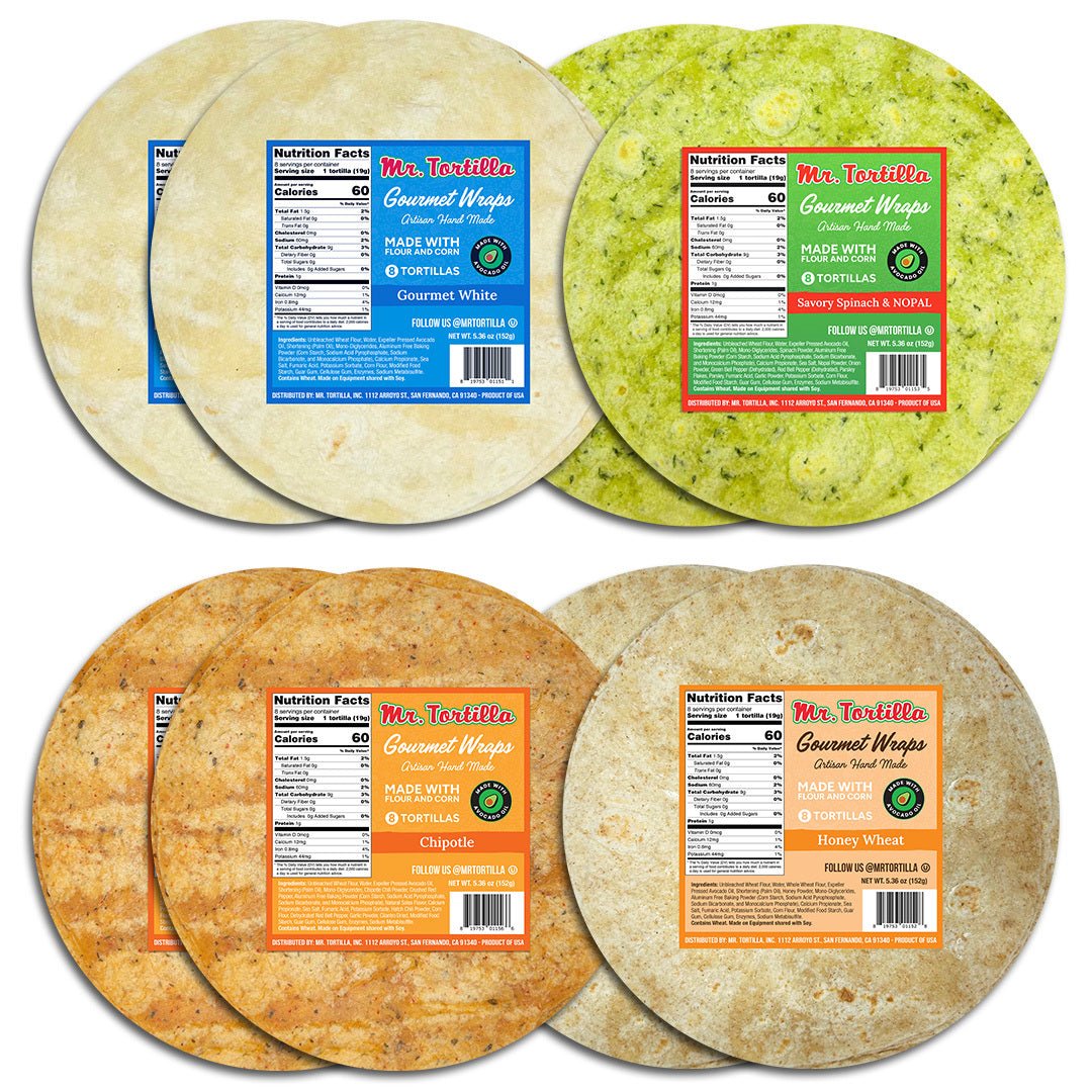 Mr. Tortilla Gourmet Wrap - Artisan Flour Tortillas