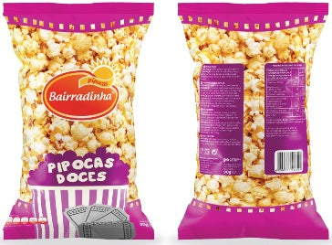Bairradinha Pipocas Doces, Sweet popcorn (Brazil)