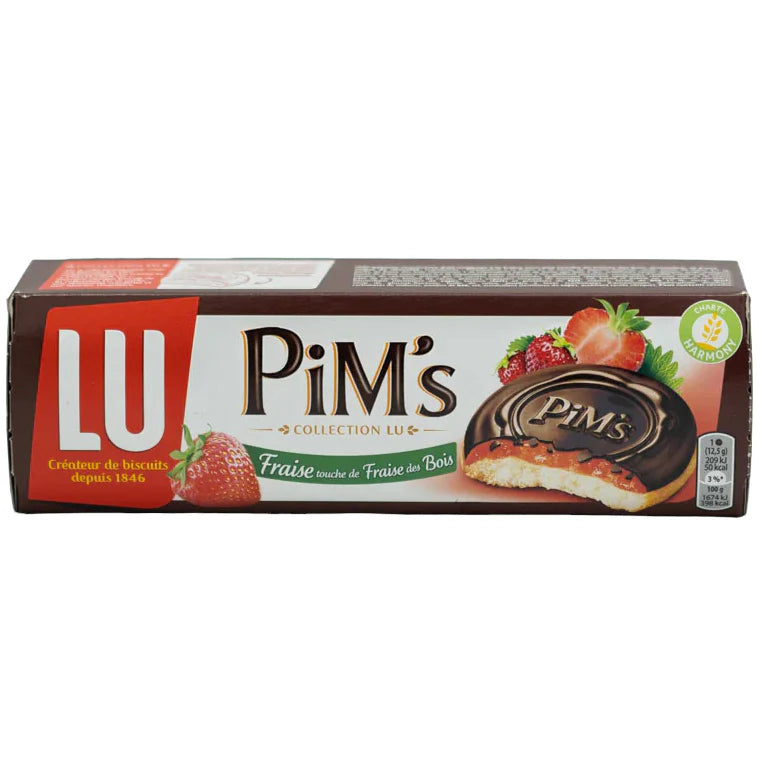 Lu Pim's, strawberry flavored biscuit (France)