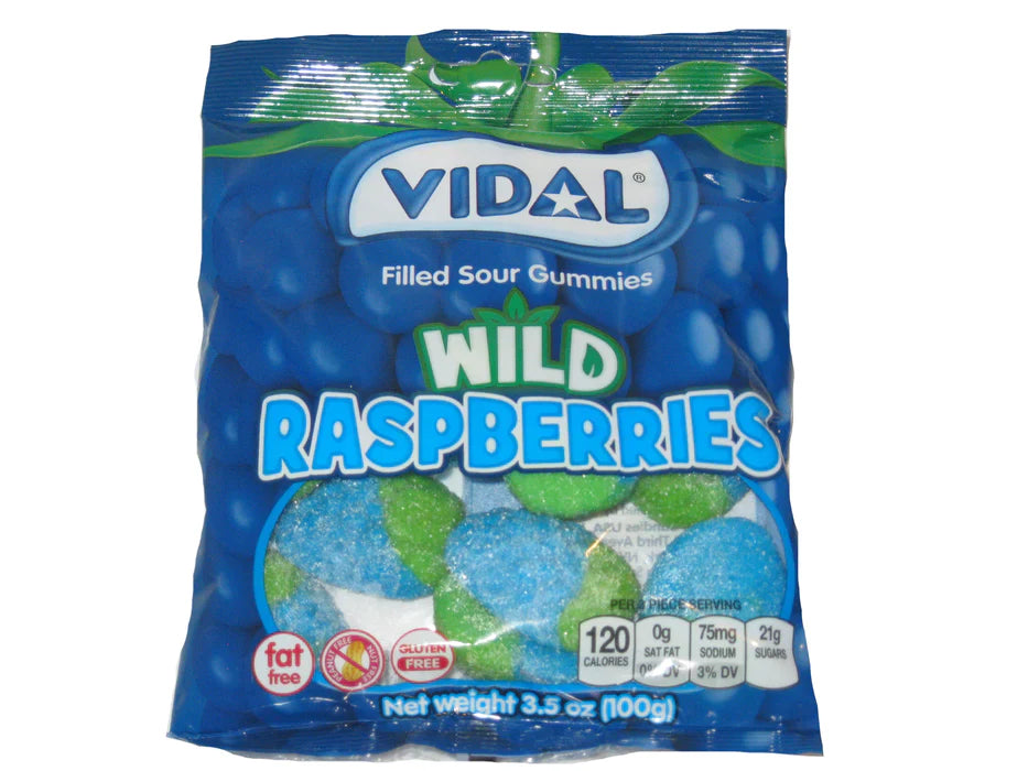 Vidal Sour Gummies, Wild Raspberries (Spain) – Try The World