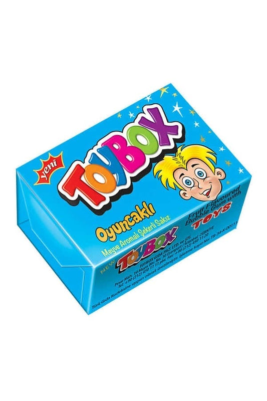 Toybox Chewing gum, fruit flavored bubble gum (Turkey)