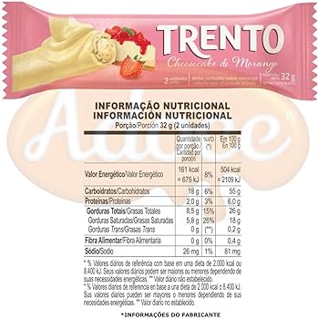 Trento Wafer, Strawberry Chocolate Cheesecake (Brazil)