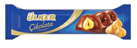 Ulker chocolate, Hazelnut, milk chocolate (Turkey)