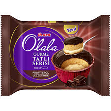 Ulker Olala Profiterole Dessert - Creamy Profiteroles Covered in Rich Chocolate