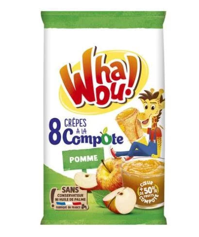 Whaou crepes, apple (France)