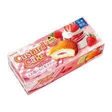 Lotte Custard Cake, Strawberry Cream (Japan)