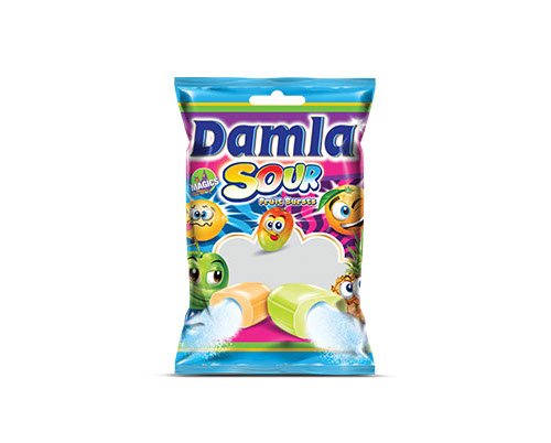 Tayas Damla Soft Candy, Sour Fruit (Turkey)