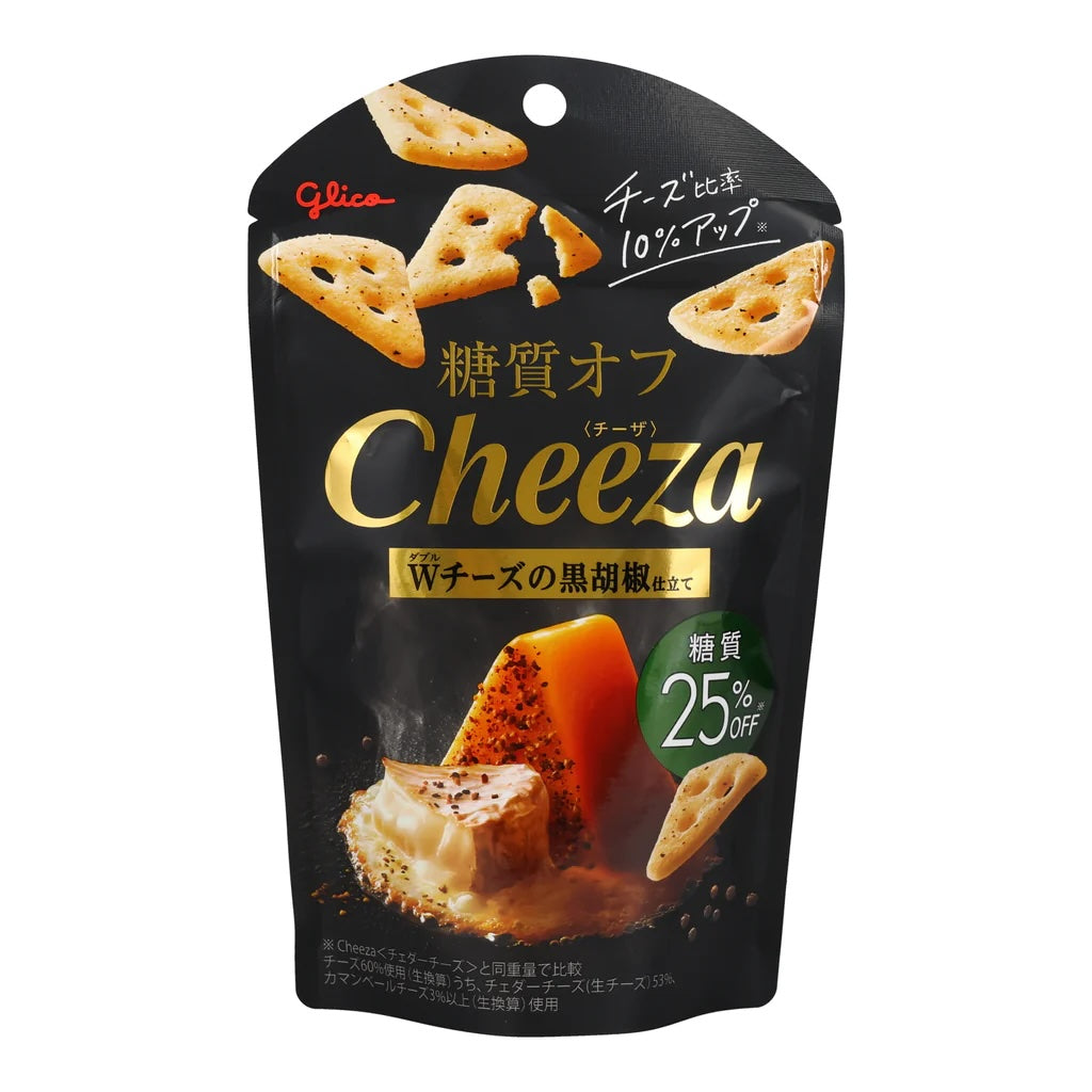 Glico Cheeza, Double Cheese and Black Pepper From Japan | Try The World