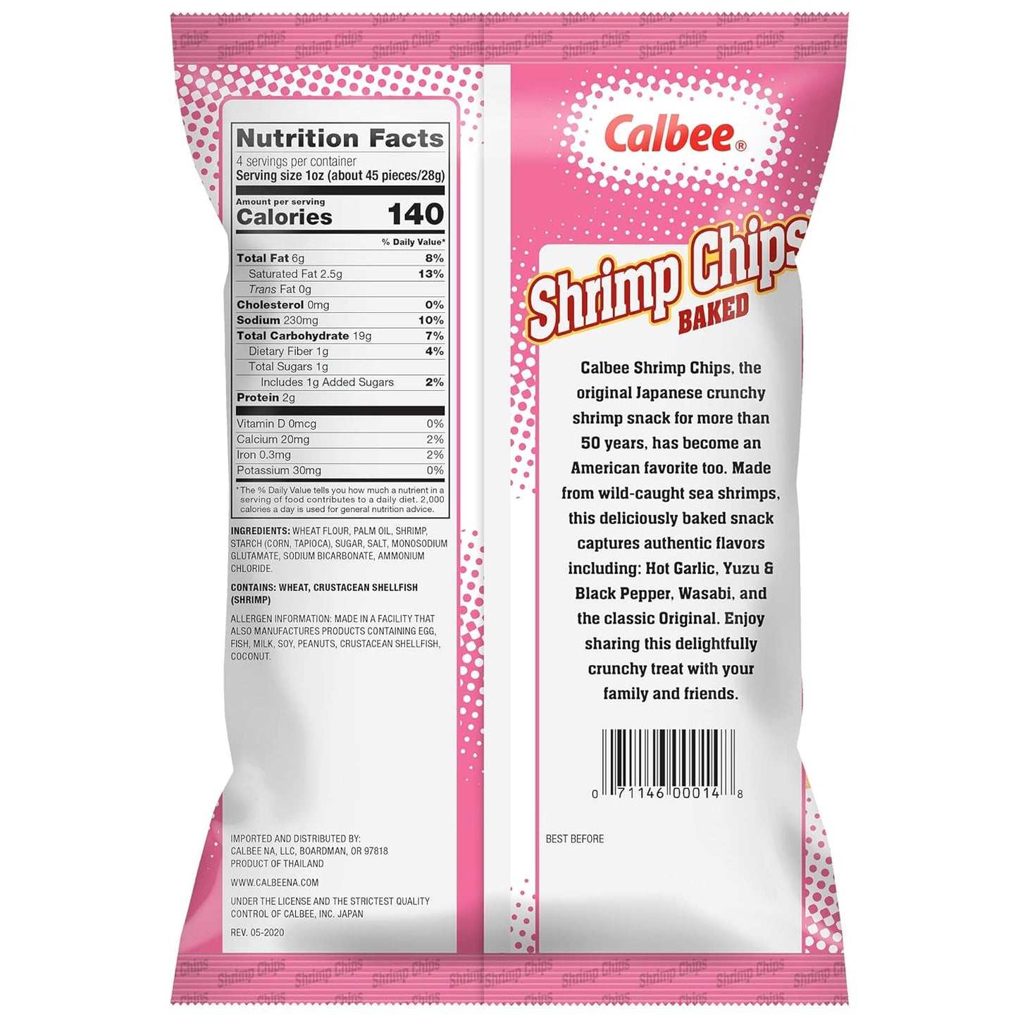 Calbee Shrimp Chips, Original (Japan)