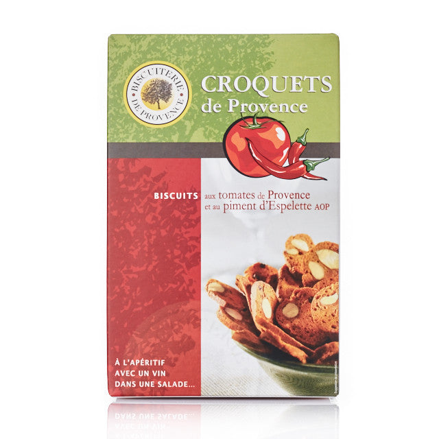 Biscuiterie De Provence Tomatoes & Espelette Chili Pepper Crackers (France)