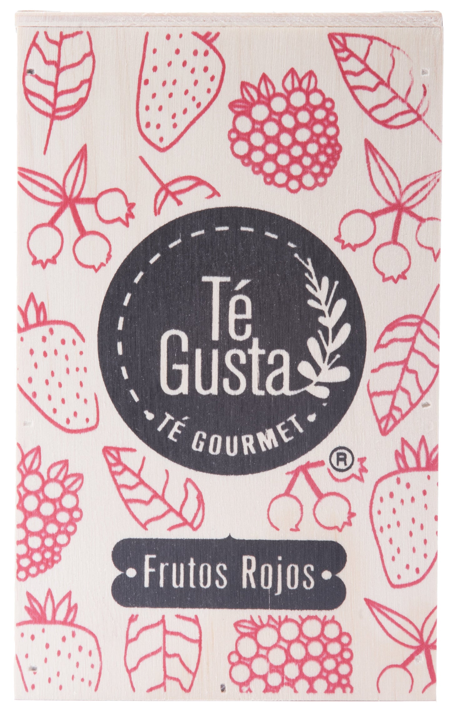 Frutos Rojo Tea in wooden box 70g