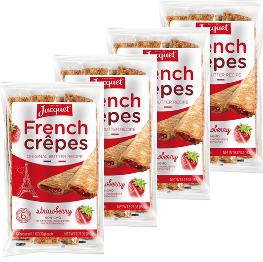 Strawberry Crepes (4 packs of 6)