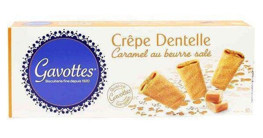Gavottes Crepe Dentelle, caramel (France)