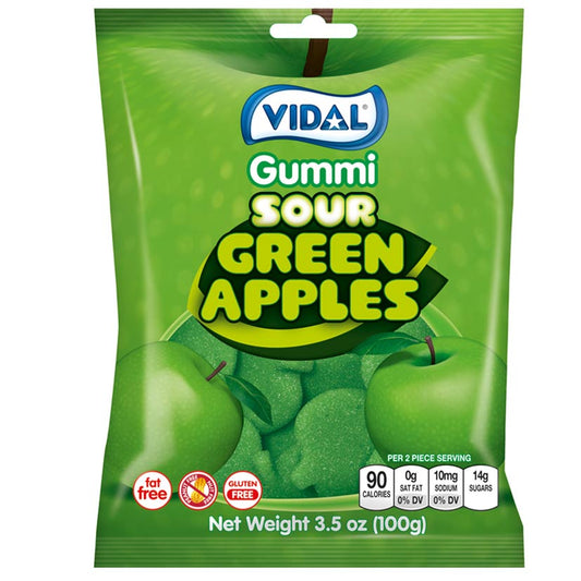 Vidal Sour Gummies, Green Apple (Spain)