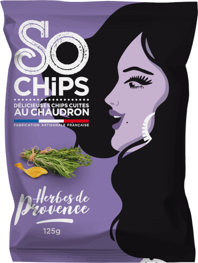 SO CHiPS Potato Chips, Herbes de Provence (France)